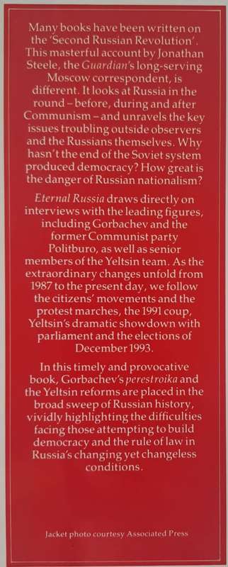Eternal Russia - Jonathan Steele (Hardcover with DJ)