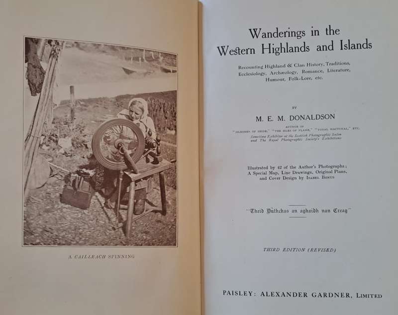 Wanderings in the Western Highlands and Islands - M.E.M. Donaldson (Hardcover)