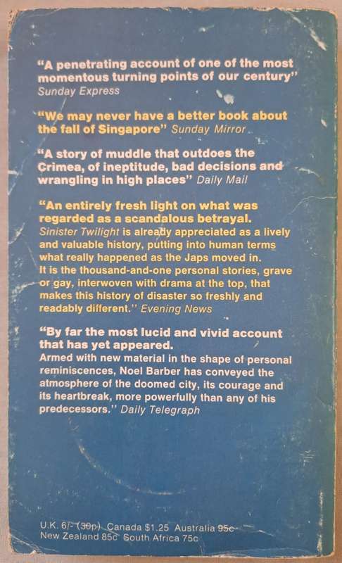 Sinister Twilight - Noel Barber (Paperback)