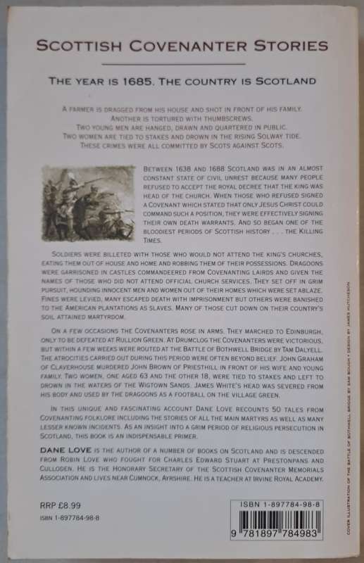 Scottish covenanter stories - Dane Love (Paperback)
