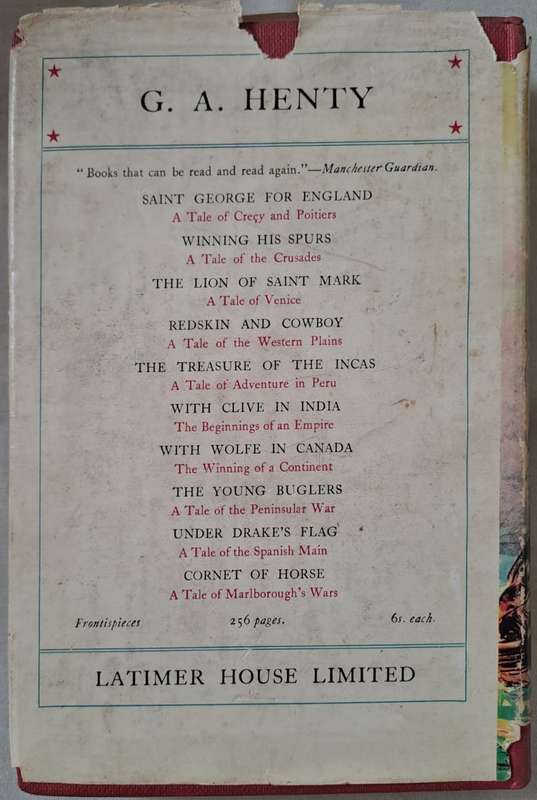 The Loin of ST. Mark - G. A. Henty (Hard Cover with DJ)