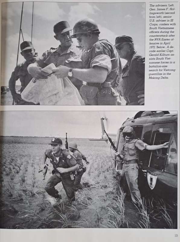 The Vietnam Experience (Flag into battle) - Boston publishing company (Hard cover with no DJ)