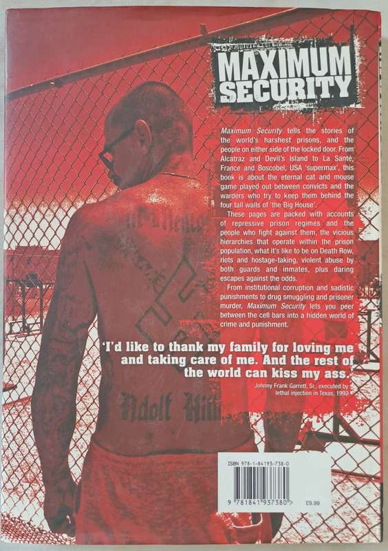 Maximum Security - Karen Farrington (Hard cover with DJ)