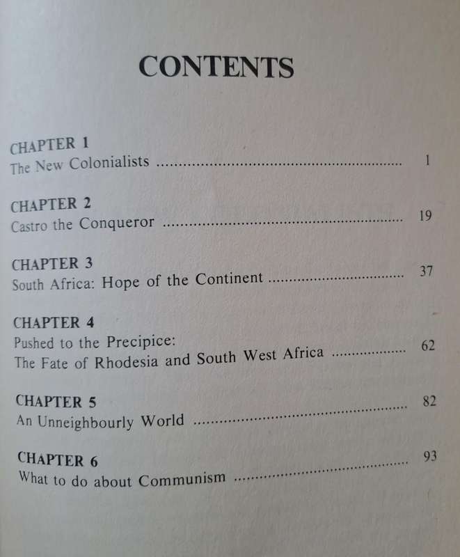 The Communist Threat to Southern Africa (paperback)