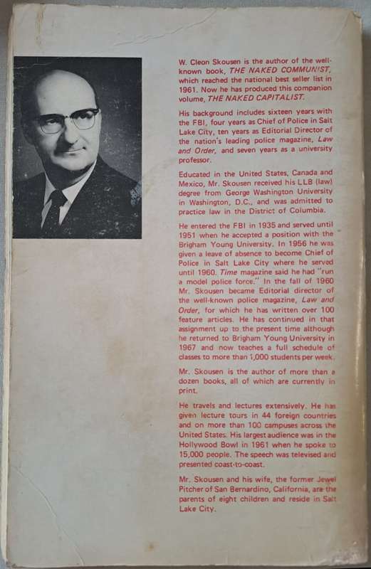The Naked Capitalist - W. Cleon Skousen (Paperback)
