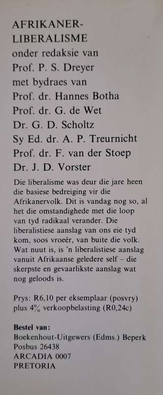 Rewolusie en Terreur - Prof. dr. P. S. Dreyer (Hard cover with DJ)