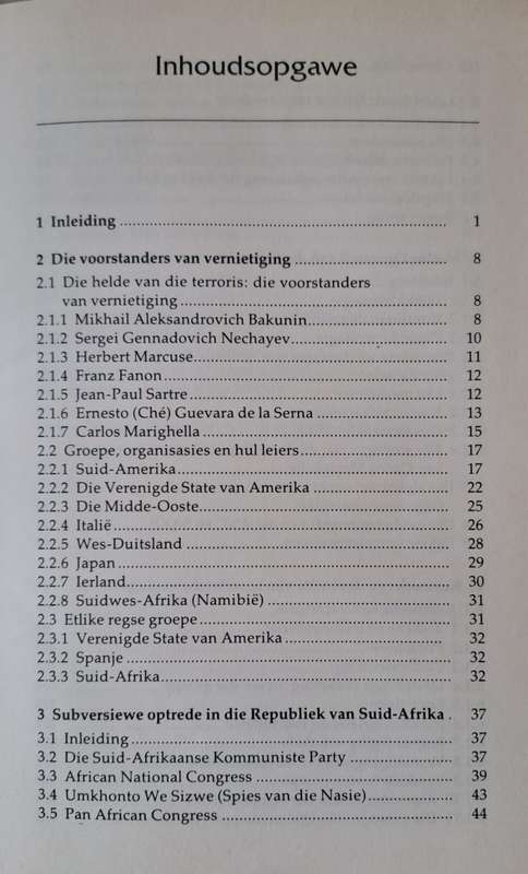Terrorisme die Feite - R. J. Greyling (Hard cover with no dj)