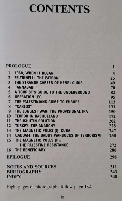 The Terror Network - Claire Sterling (hard cover with dj)