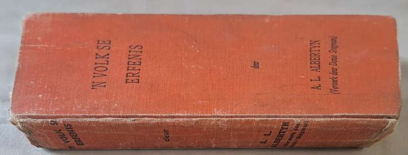 N Volk se Erfenis - A. L. Albertyn (Hard cover with no DJ)