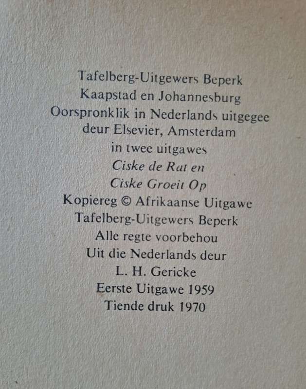 Ciske - Piet Bakker (hard cover with DJ)