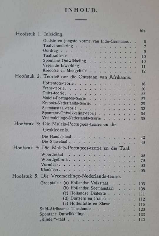 Oor die Ontstaan van Afrikaans - Dr. D. B. Bosman (Hard cover with no dj)