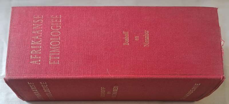 Afrikaanse Etimologiee - Boshoff en Nienaber (hard cover with no dj)