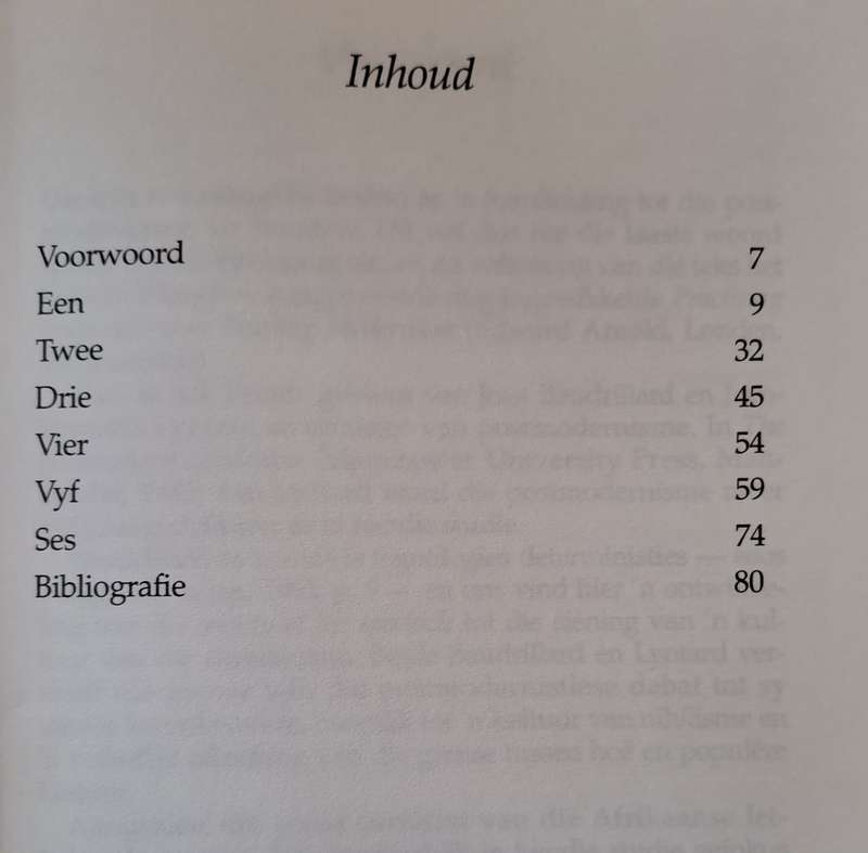 PostModernisme - Joan Hambidge (paperback)