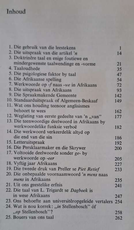 Afrikaanse Taalstudies - T. H. le Roux (hard cover with no DJ)