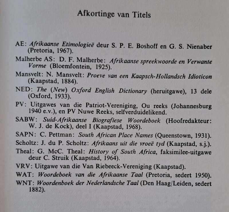 Afrikaans in die vroer jare - G.S. Nienaber (hard cover with no DJ)