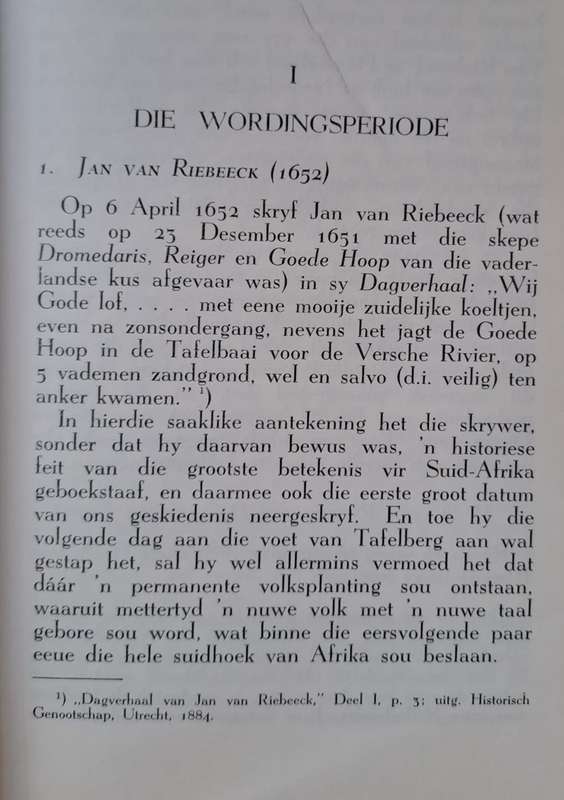 Die Triomf van Afrikaans - E. C. Pienaar ( Hard cover with no dj)