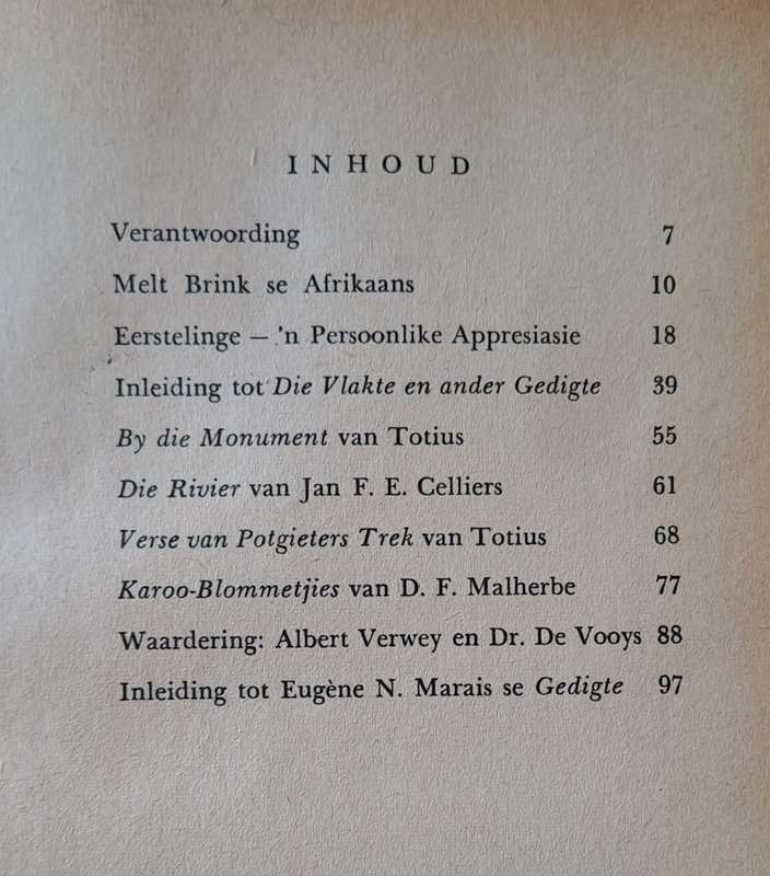 Eerstelinge - D. J. Opperman (hard cover with no DJ)