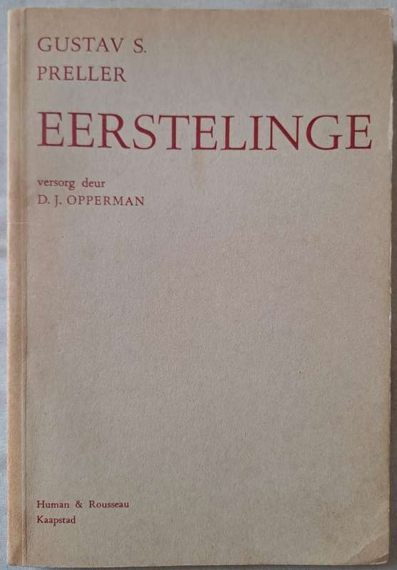 Eerstelinge - D. J. Opperman (paperback)