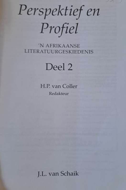 Perspektief & Profiel 2 - H P van Coller (paperback)
