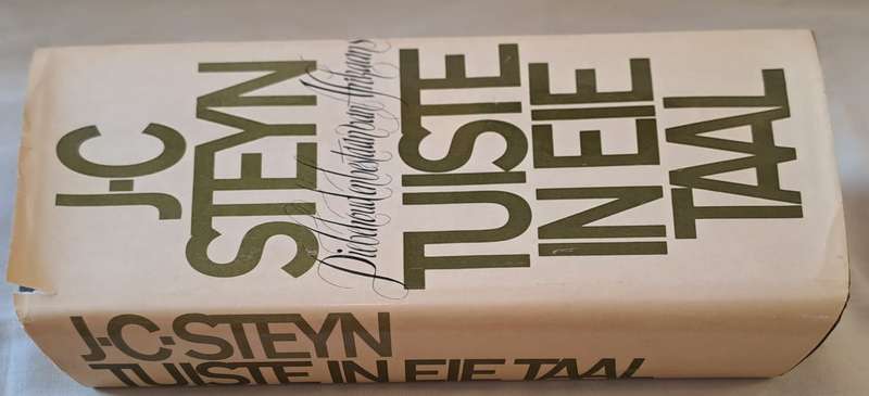 Tuiste in eie Taal - J.C Steyn (hard cover with dj)