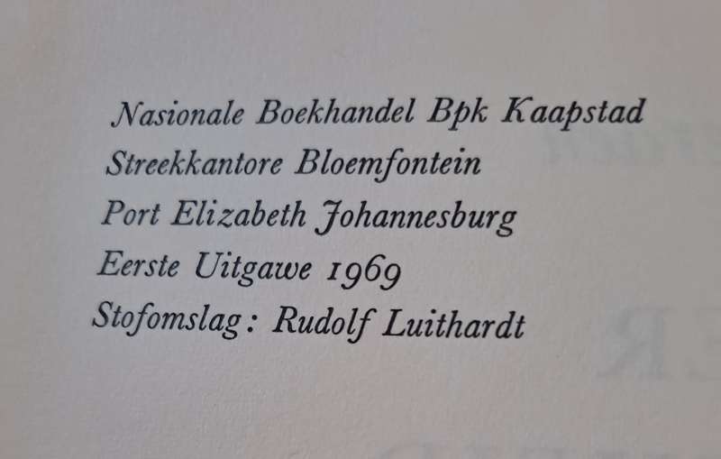 Die ander werklikheid - Ernst van Heerden (hard cover with dj)