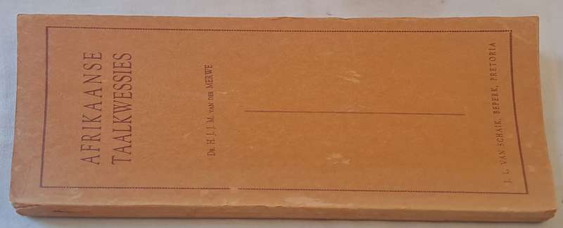 Afrikaanse Taalkwessies - Dr. H. J. J. M. van der Merwe (paperback)