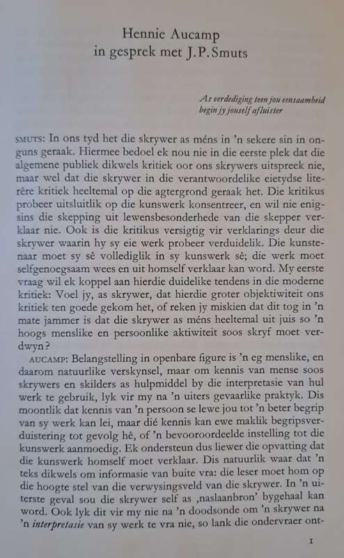 Gesprekke met Skrywers 1 - Hennie Aucamp (hard cove with dj)