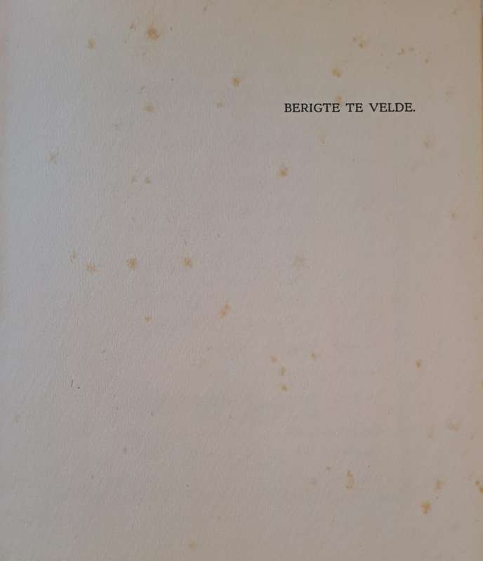 Berigte te Velde - N.P. van Wyk Louw (paperback)