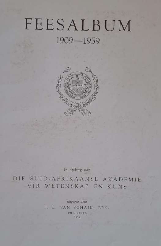 Feesalbum 1909-1959 (hard cover with no dj)