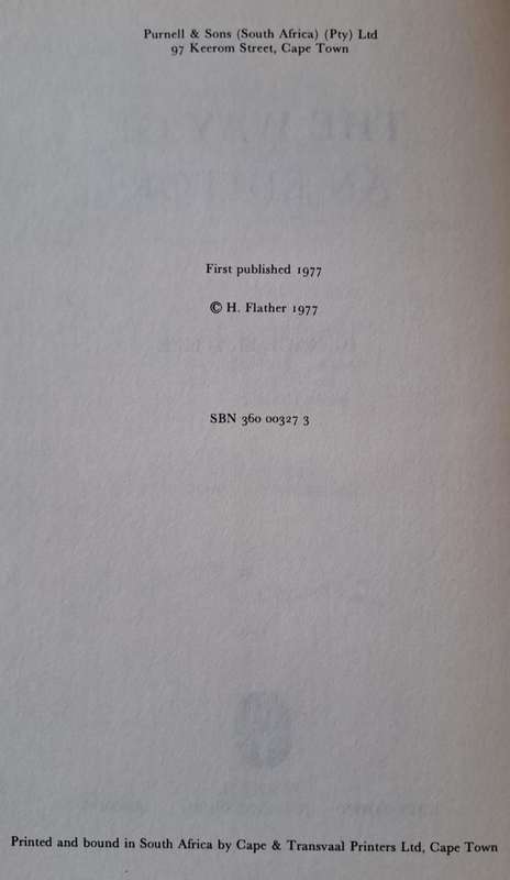The way of an Editor - Horace Flather (hard cover with no dj)