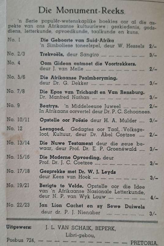 Jan Lion Cachet met sy Sewe  Duiwels - Dr. P. J. Nienaber (paperback)