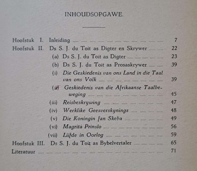 Ds S. J. du Toit die eensame Ismael - DR P. J. Nienaber (hardcover with no dj)