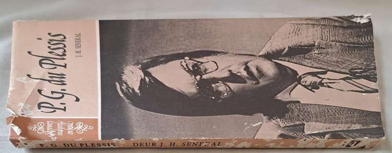 Skrywers in Woorde en Beeld P.G. du Plessis (hard cover with dj)