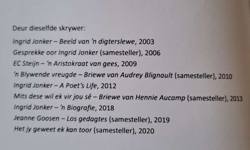 N lewe vol sinne - Jeanne Goosen (paperback)