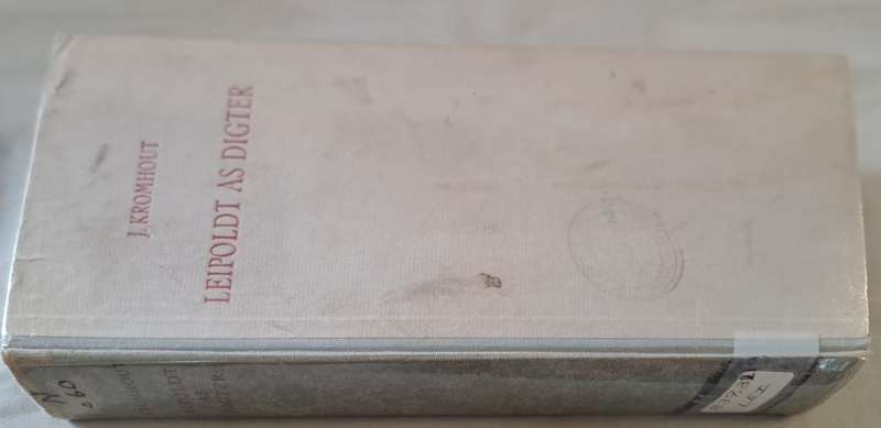 Leipoldt as Digter - J. Kromhout (hard cover with no dj)