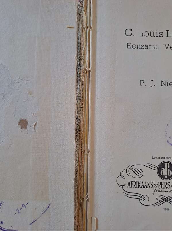 C. Louis Leipoldt Eensame Veelsydige - P. J. Nienaber (hard cover with no dj)