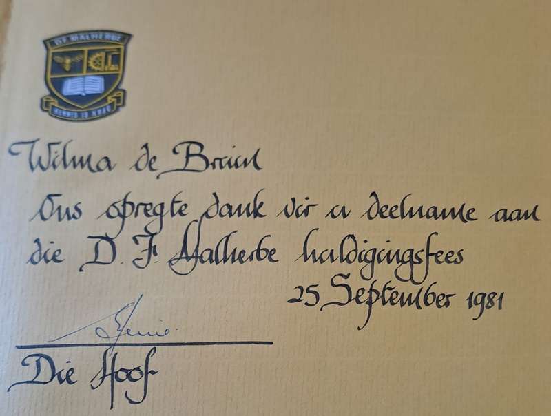 D.F. Malherbe in beeld en woord - B.Kok F.V. Lategan R.de Beer (hard cover with dj)