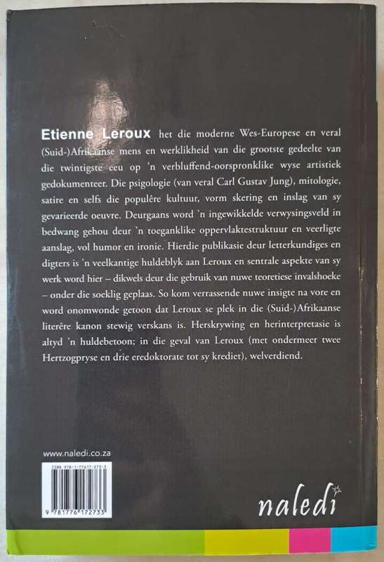 N Huldiging Etienne Leroux Die Rumoerige swart nar - H.P Van Coller (paperback)