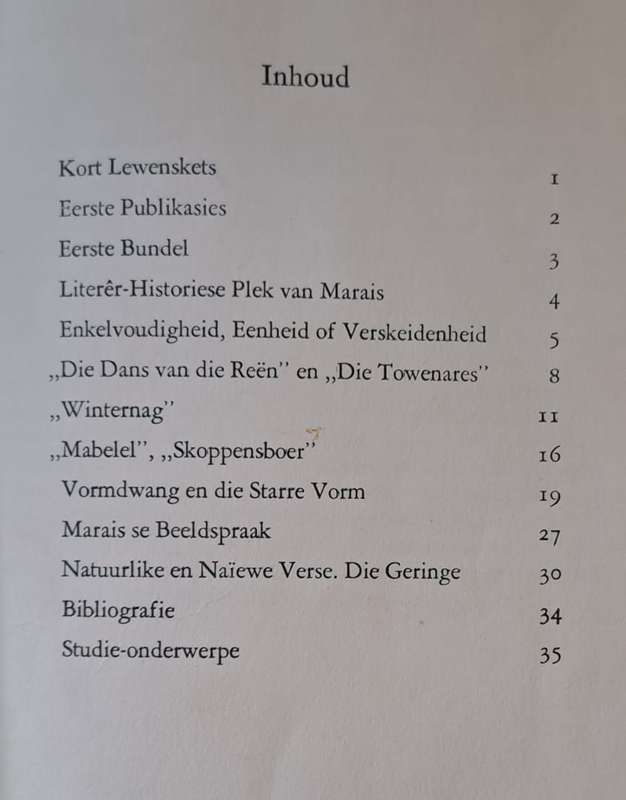 Monografiee uit die Afrikaanse Letterkunde nommer 1 - Eugene N. Marais Cloete (hardcover)