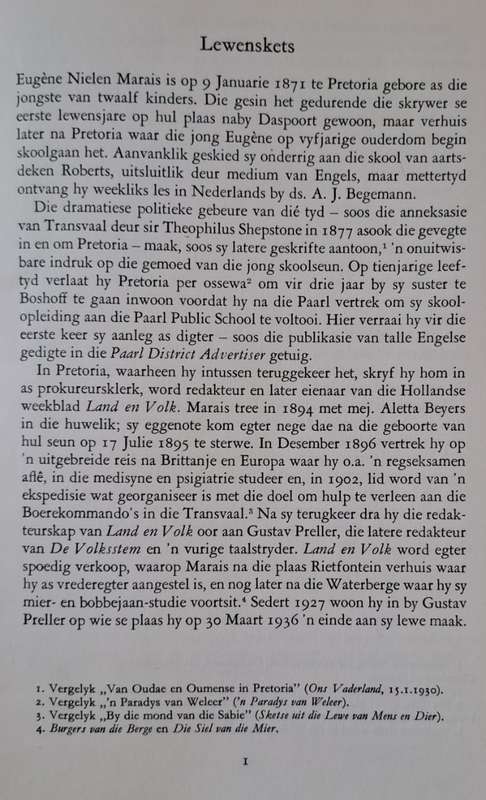 Eugene N. Marais as Prosais - W. S. H. Du Randt (paperback)