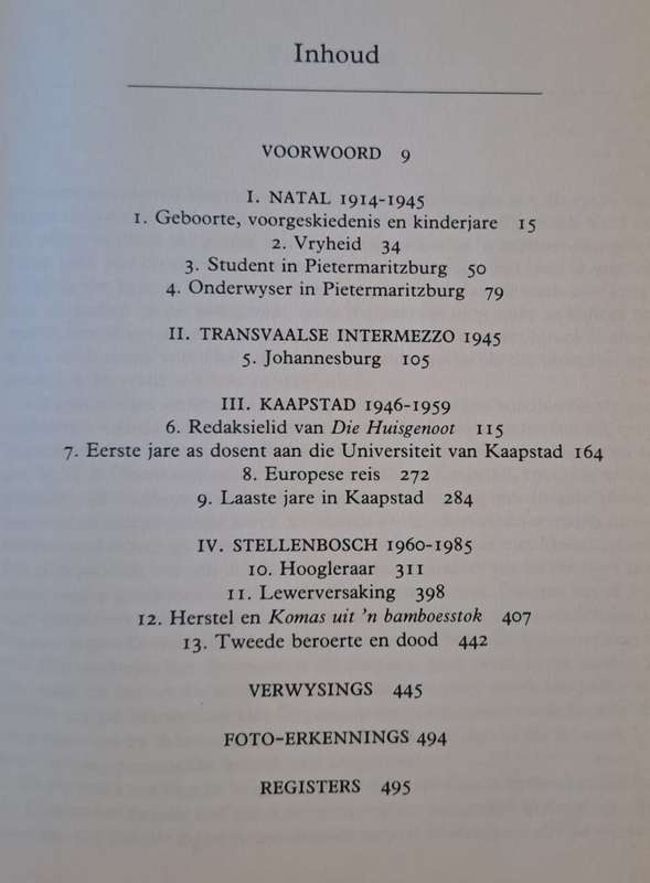 D. J. Opperman n Biografie - J. C. Kannemeyer (hard cover wit dj)