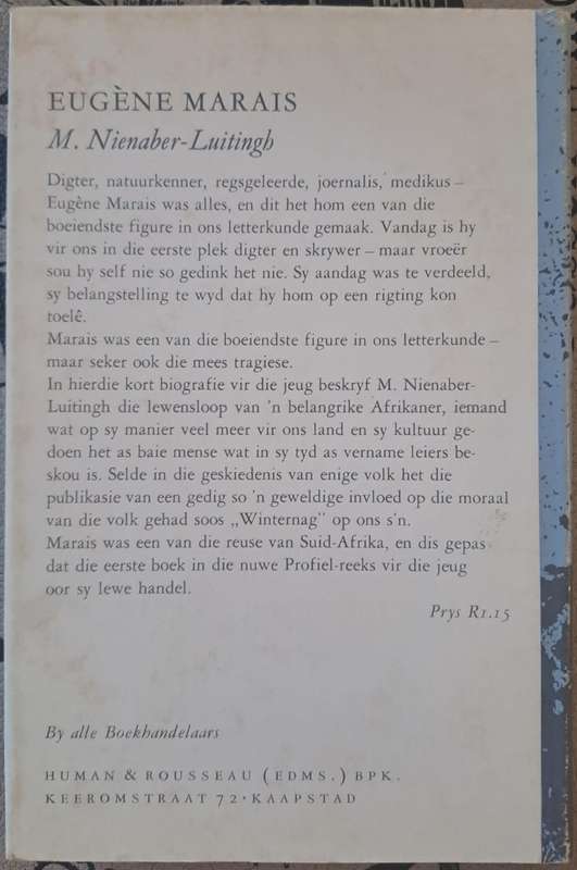 Die Mens Totius - C.J.M. Nienaber (hard cover with dj)