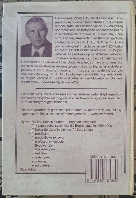 Dit is Totius - V E d'Assonville (hard cover with no dj)