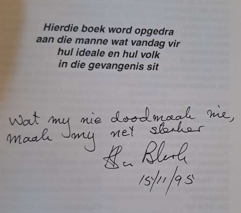 De, WeRELD, HIER'S n KIND VIR JOU - H.S. Van Blerk (paperback)