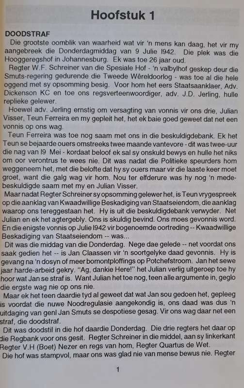 De, WeRELD, HIER'S n KIND VIR JOU - H.S. Van Blerk (paperback)