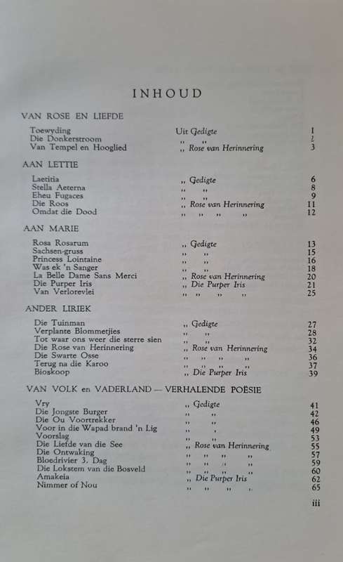 Bloemlesing uit die Gedigte van A. G. Visser - Prof. Dr. G. Dekker (hard cover with dj)