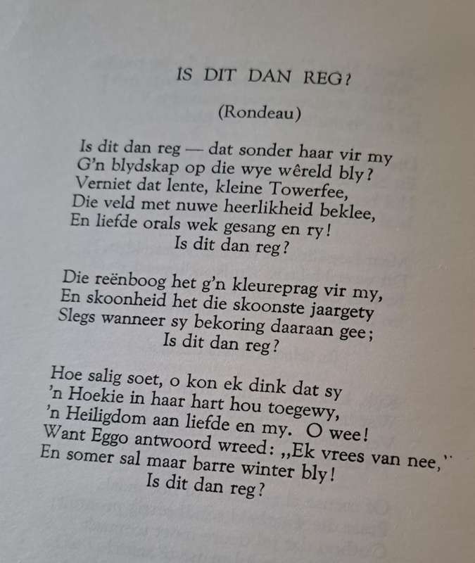 Bloemlesing uit die Gedigte van A. G. Visser - Prof. Dr. G. Dekker (hard cover with dj)