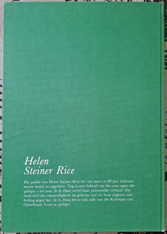 In Sy Diens - Helen Steiner Rice (hard cover with no dj)
