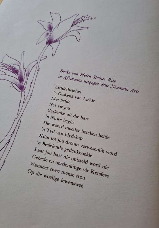 In Sy Diens - Helen Steiner Rice (hard cover with no dj)