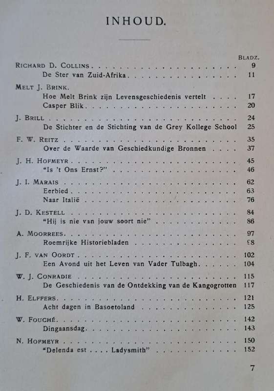 ZuidAfrikaanse Prozabundel - R. Hoekstra (hard cover with no dj)